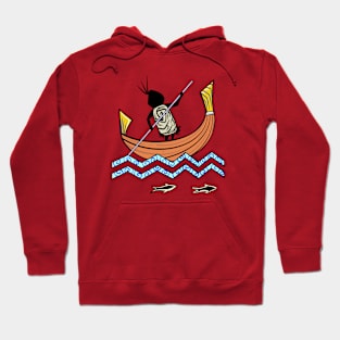 Boat Riding on Calm Waters Hoodie